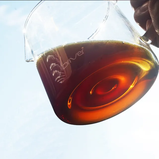 【Driver】波紋耐熱玻璃壺-600ml(附防塵蓋 刻度設計 茶壺 冷水壺 咖啡壺 量杯 玻璃杯 咖啡器具)