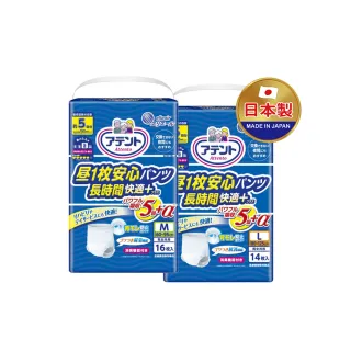 【日本大王】愛適多 長時間膚適安心褲型5回吸收男女共用M-L_3包/箱(箱購)