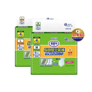 【日本大王】愛適多長時間4回吸收元氣褲(6包/箱 箱購 成人紙尿褲)