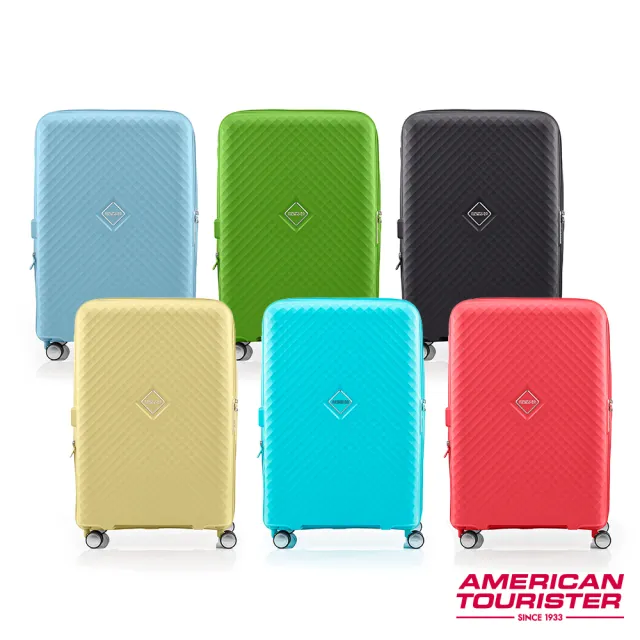 【AMERICAN TOURISTER 美國旅行者】28吋 SQUASEM 可擴充大容量防盜拉鍊輕量PP避震輪行李箱(多色可選)