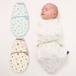 【ClevaMama】ClevaSleep 純棉子宮包巾(懶人包巾 舒眠包巾 安撫包巾 新生兒包巾 防驚跳包巾)