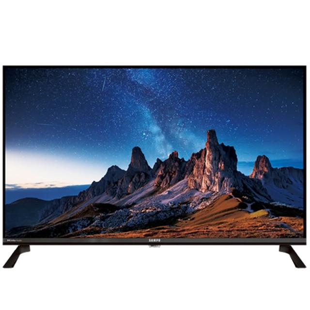 【SAMPO 聲寶】32型聯網Google TV 5.0 顯示器EM-32HF130(含桌上型安裝+舊機回收)