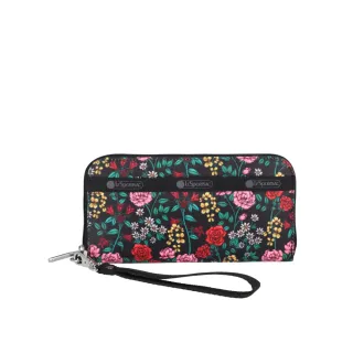 【Lesportsac】輕量材質 腕帶錢包(3462 馥郁花語)