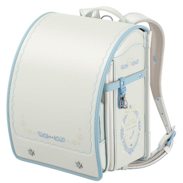 【天使之翼】日本海外輸出限定款-皇家水晶*珍珠白(日本小學生書包)