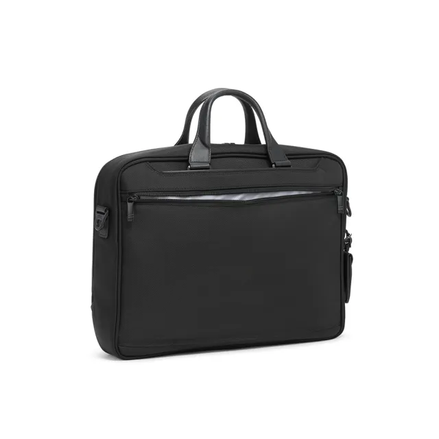 【TUMI】Alpha 大型 17 吋筆電彈道尼龍公事包 - 黑色(TUMI 官方旗艦店)