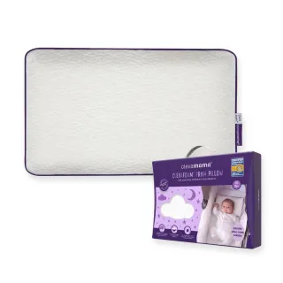 【ClevaMama】防扁頭推車枕/萬用枕 0個月以上適用(寶寶枕頭 嬰兒枕頭 透氣枕頭 推車枕頭 外出枕頭)