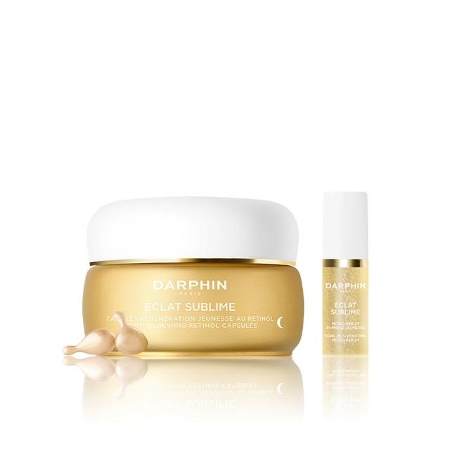 【DARPHIN 朵法】貴婦緊緻透亮小珍珠組(維他命A精露膠囊60顆)