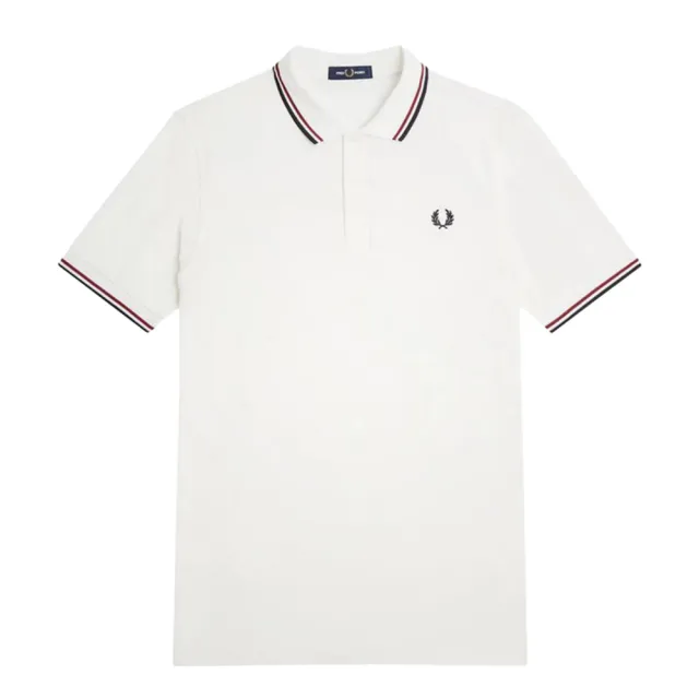 【FRED PERRY】男生 POLO衫 經典刺繡LOGO 麥穗 桂冠 短