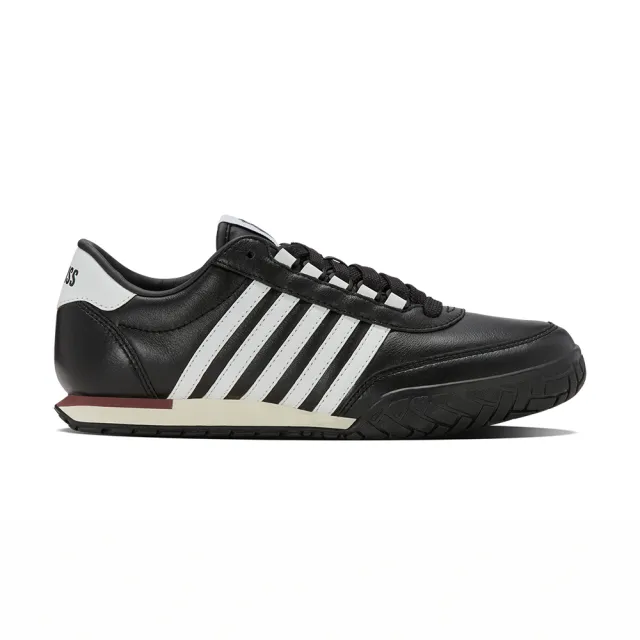 【K-SWISS】時尚運動鞋 VINTAGE TRAINER LTH 休閒 男鞋  黑白色 09462-013-M