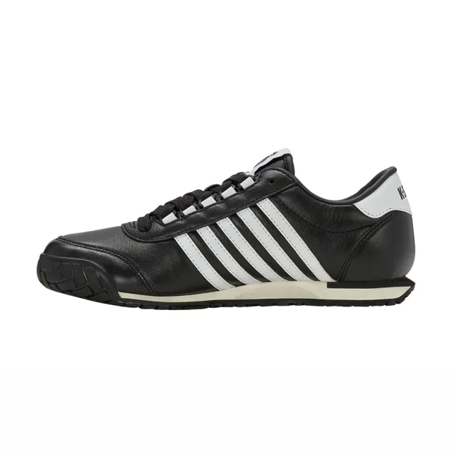 【K-SWISS】時尚運動鞋 VINTAGE TRAINER LTH 休閒 男鞋  黑白色 09462-013-M