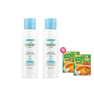 即期品【Simple 清妍】買一送一★極致補水3重保濕精華水2入組(150ML)