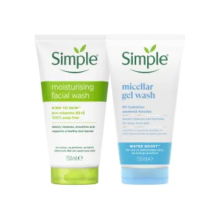 即期品【Simple】清妍潔顏乳/潔顏凝露(150ML)