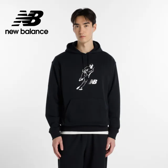 【NEW BALANCE】NB 帽T 大谷翔平帽T_MT6180FUBK_MT6180FUTNV_男性_黑色/深藍色(美版 版型偏大)