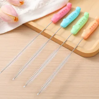 【茉家】翹尾鱷魚可彎曲吸管清潔刷(1入)