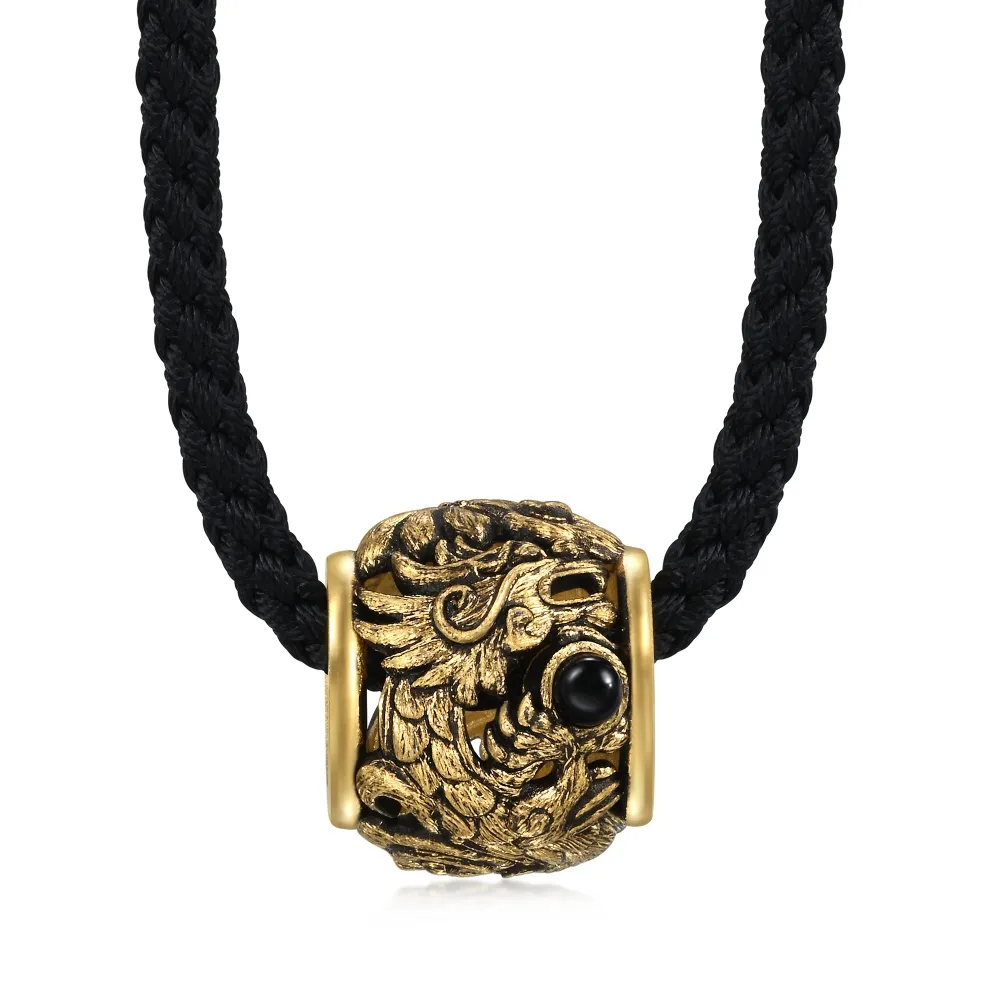 【點睛品】傳奇龍珠 黃金玉髓項鍊_計價黃金