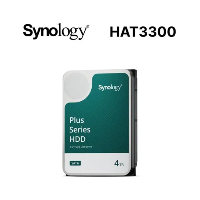【Synology 群暉科技】搭 4TB x2 ★DS925+ 4bay NAS 網路儲存伺服器(HAT3300-4T)