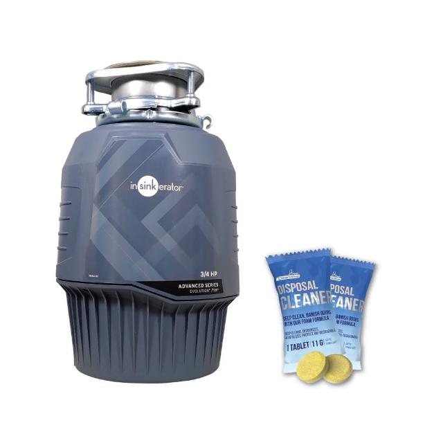 【美國Insinkerator】旗艦機種 Advanced Evolution 3/4HP 廚餘機 鐵胃 食物處理機 廚下型廚餘機(兩年保固)
