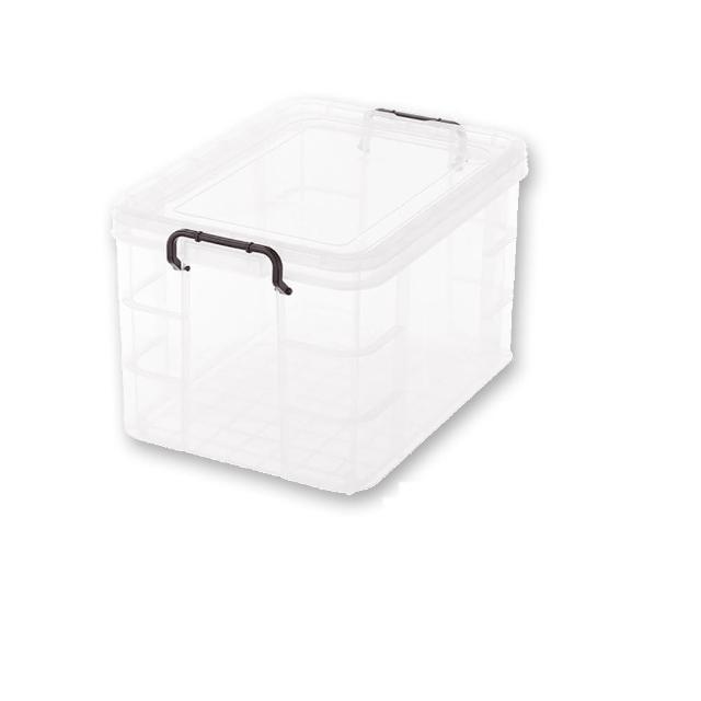 【KEYWAY 聯府】強固型掀蓋式整理箱45L-2入(K032 耐重加厚、搬家換季收納、露營置物、掀蓋防塵整理箱)