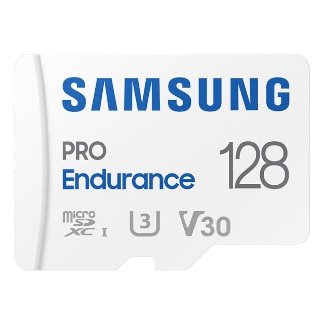 【Samsung 三星】PRO Endurance microSDHC U3 V10 128GB 高耐用記憶卡(MB-MJ128KA/APC)