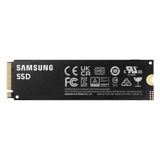 【Samsung 三星】990 PRO 4TB M.2 2280 PCIe 4.0 SSD固態硬碟(MZ-V9P4T0BW/讀7450M/寫6900M)