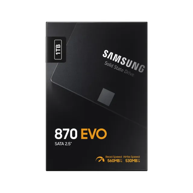 【Samsung 三星】870 EVO 1TB SATA SSD固態硬碟 TLC(MZ-77E1T0BW)