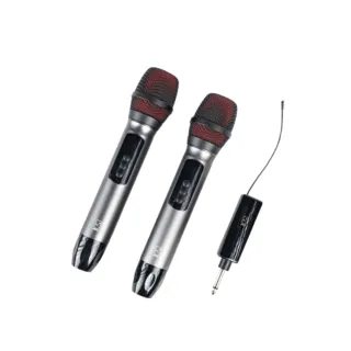 【ifive】UHF一對二無線麥克風 if-UK500(鋁合金 手持 動圈式 歡唱 卡拉OK 唱歌推薦)