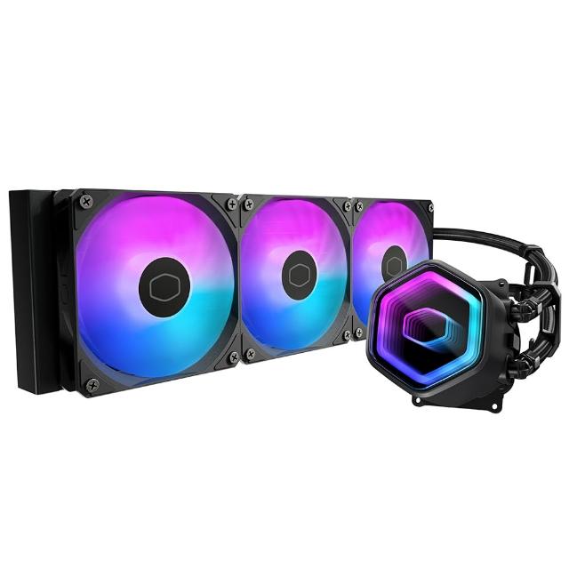 【Cooler Master 酷碼】Cooler Master MasterLiquid CORE II 360 ARGB 水冷散熱器 黑色(CORE II)