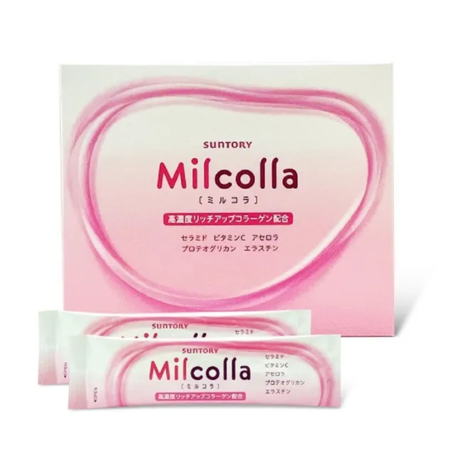 【Suntory 三得利】Milcolla 蜜露珂娜膠原蛋白(30包/盒_原廠購入有防偽標籤)