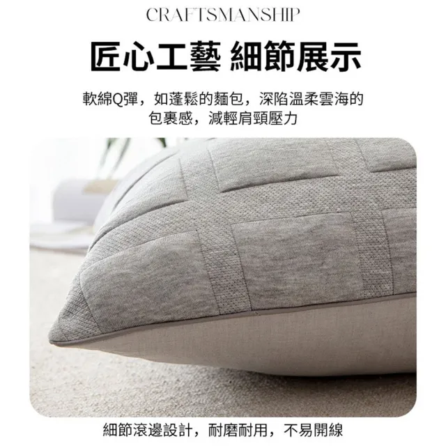 【NATURALLY JOJO】買1送1 石墨烯豆腐格舒眠枕(石墨烯枕/豆腐枕/舒眠枕/枕頭)