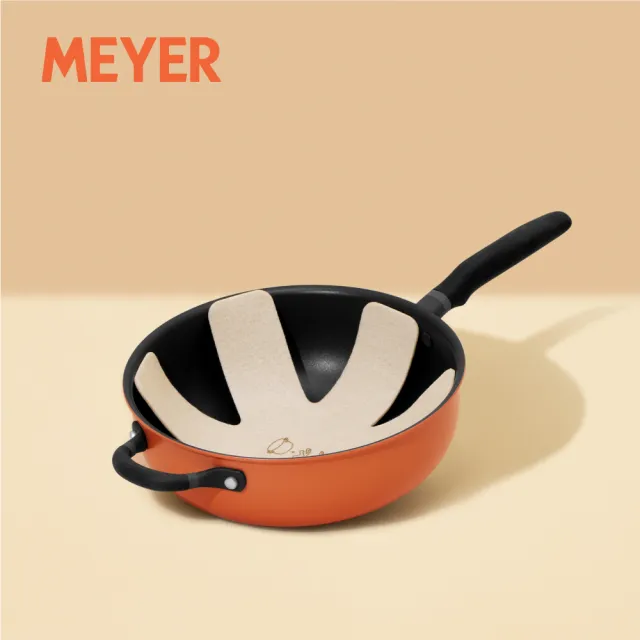 【MEYER 美亞】Accent微金亞光黑-陽極氧化IH 熾燄不沾鍋 六件組 (4鍋2蓋/層疊收納/電磁爐可用)