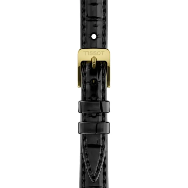【TISSOT 天梭】SRV系列 復古經典方形珍珠貝石英錶-30mm/金 雙11 送禮(T1601103612600)