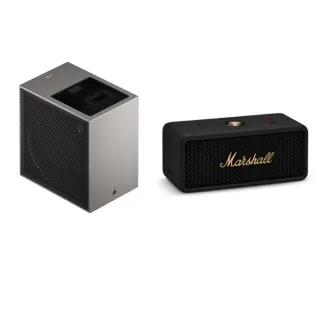 【LG 樂金】行動劇院組-CineBeam S 小銀河 Ultra 超短焦 4K 微型投影機+Marshall藍牙喇叭(PU615U)