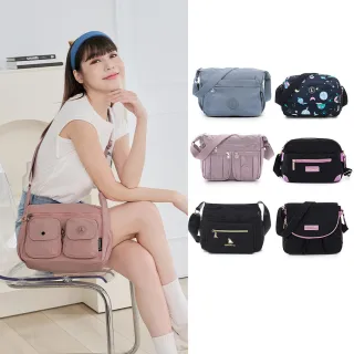 【冰山袋鼠】獨家-防潑水多夾層休閒包/斜背包/側背包/包包/女包-共15款