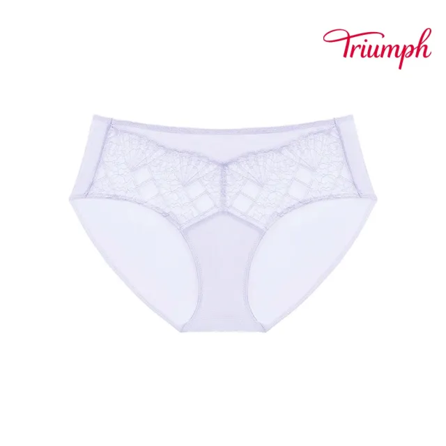 【Triumph 黛安芬】貝殼之美系列 中腰平口內褲(柔霧紫)