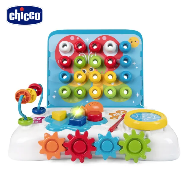 【Chicco】四合一雙語多功能遊戲桌(英/義)