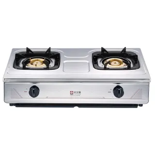 【SAKURA 櫻花】二口不鏽鋼銅爐頭傳統安全台爐(G-632K 原廠保固 基本安裝)