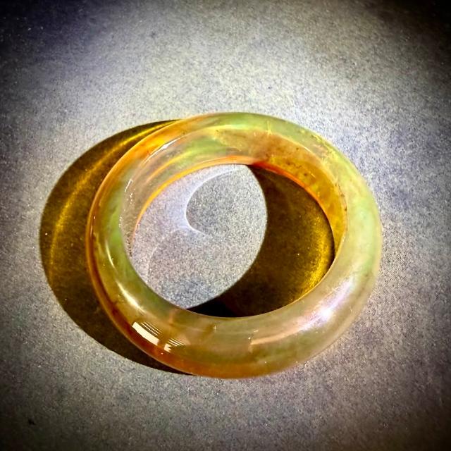 艾帝亞珠寶緬甸多彩金珀手鐲