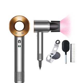 【dyson 戴森】HD08 Origin Supersonic 吹風機 溫控 負離子(銀銅 平裝版)