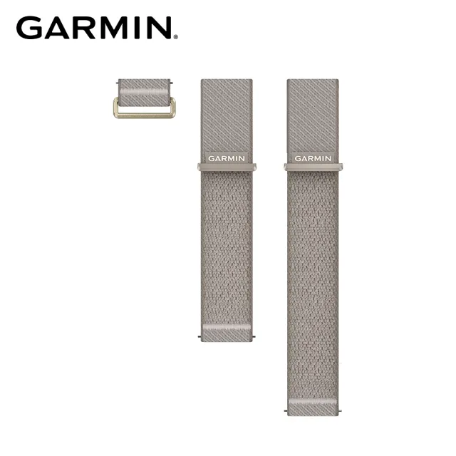 【GARMIN】Quick Release 24mm 法式灰尼龍錶帶