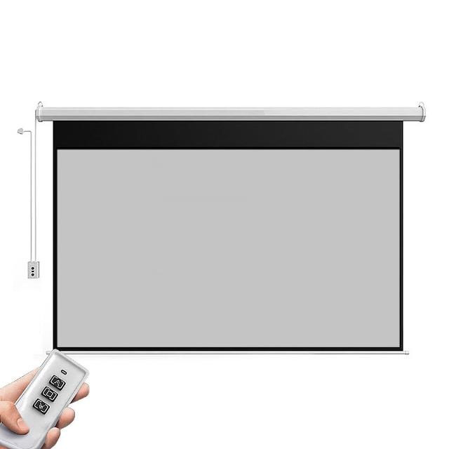 RTAKO 100 吋 高畫質4K投影幕布,採用抗光黑鈦晶幕面設計,色彩還原度高,廣角178度,耐髒易清潔。具備氣動式地拉幕功能,高度自由調節,雙支撐杆設計,適合壁掛與移動使用。白玻纖幕面提供優質畫質,是家庭與商務投影的首選。