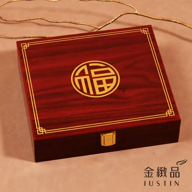 【金緻品】黃金擺件 龍鳳雙囍金碗筷勺 1.6錢 結婚金飾 嫁妝 新婚賀禮 婚慶禮物 衣食無憂 9999純金禮盒