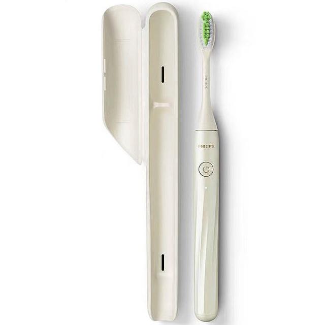 【Philips 飛利浦】One by Sonicare攜帶式旅行盒電動牙刷 HY1200白色(平行輸入