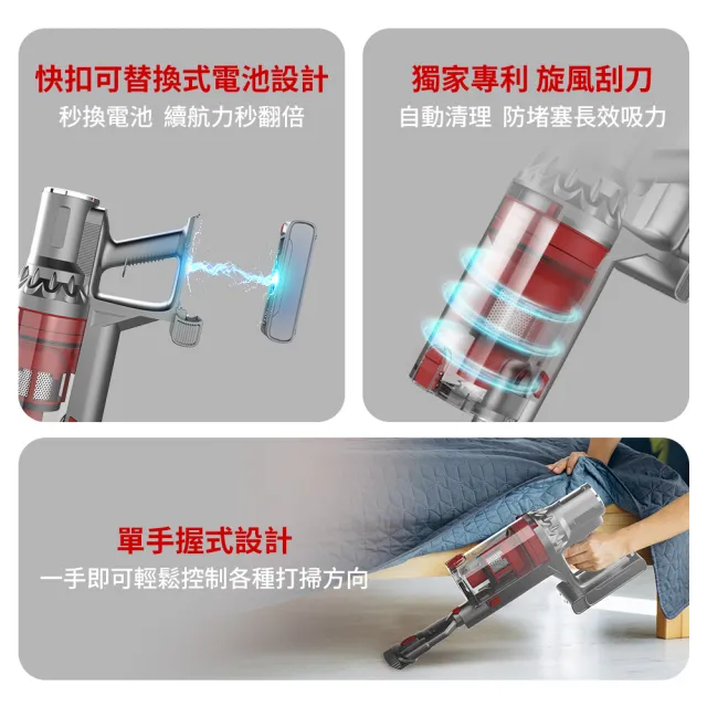 【DIKE】旗艦款-淨速吸All In One V2高續航無線手持吸塵器 自動集塵-吸塵/除蹣/洗地(含除蹣刷頭/洗地刷頭)