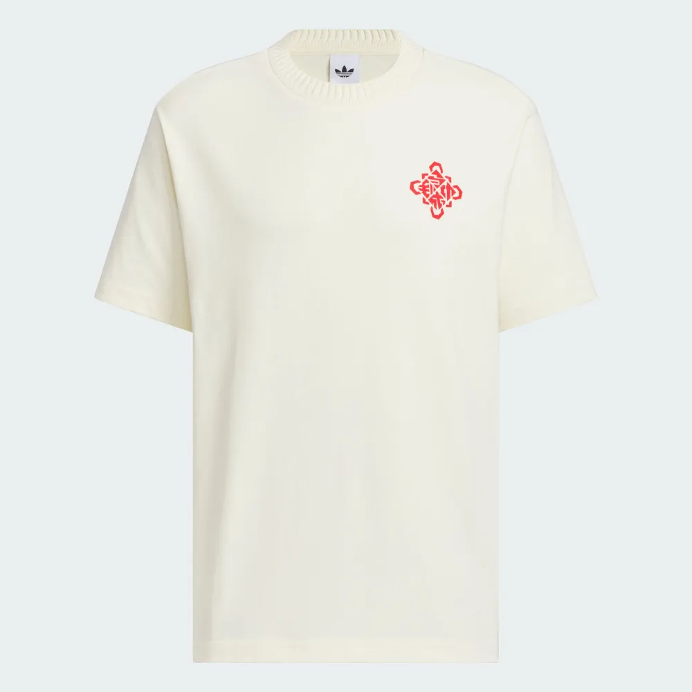 adidas 愛迪達】CNY 馬年運動休閒短袖T恤男上衣LNY TEE U(KT0713