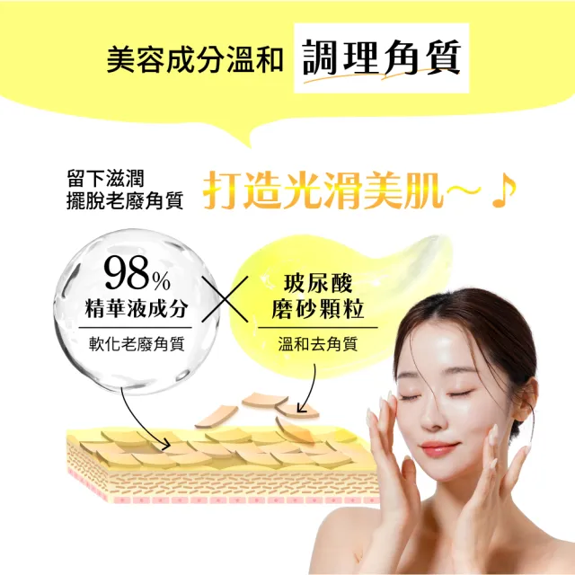 【CAPSULE SERUM 珂蓓思】亮膚C膠囊磨砂潔顏凝膠150g 3入(洗卸合一/改善毛孔/黑頭粉刺/玻尿酸/維他命C)