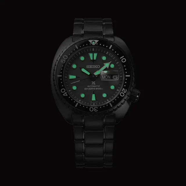 【SEIKO 精工】PROSPEX 黑潮夜視鏡 200米潛水機械錶-45m 送禮 禮物(4R36-06Z0SD/SRPK43K1)