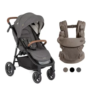 【Joie】savvy？ air 四合一嬰兒揹帶+Mytrax Pro 新豪華二合一手推車(獨家育兒精選組)