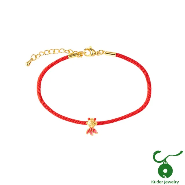 【K.D.J 圓融珠寶】999黃金手鍊/項鍊買一送小金馬墜(多選1)