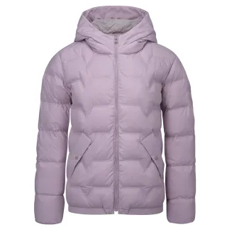 【ATUNAS 歐都納】女HEAT CORE蓄熱保暖羽絨外套(A1GA2530W紫灰/防潑水/防風/休閒/旅遊/百搭款)