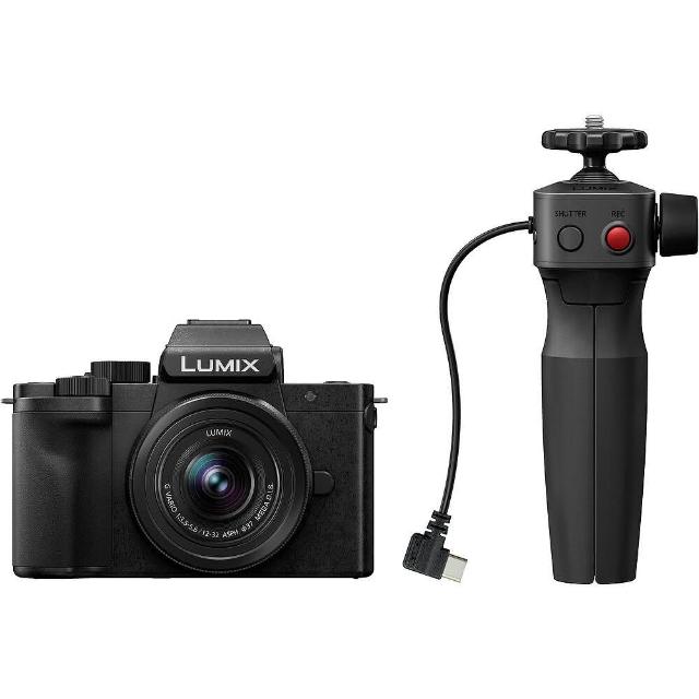 【Panasonic 國際牌】G100D + 12-32mm 鏡頭 + DMW-SHGR2 三腳架握把組 --公司貨(DC-G100DV)
